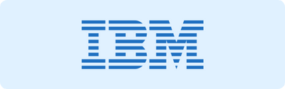 blue IBM logo